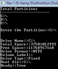 Details of disk drives